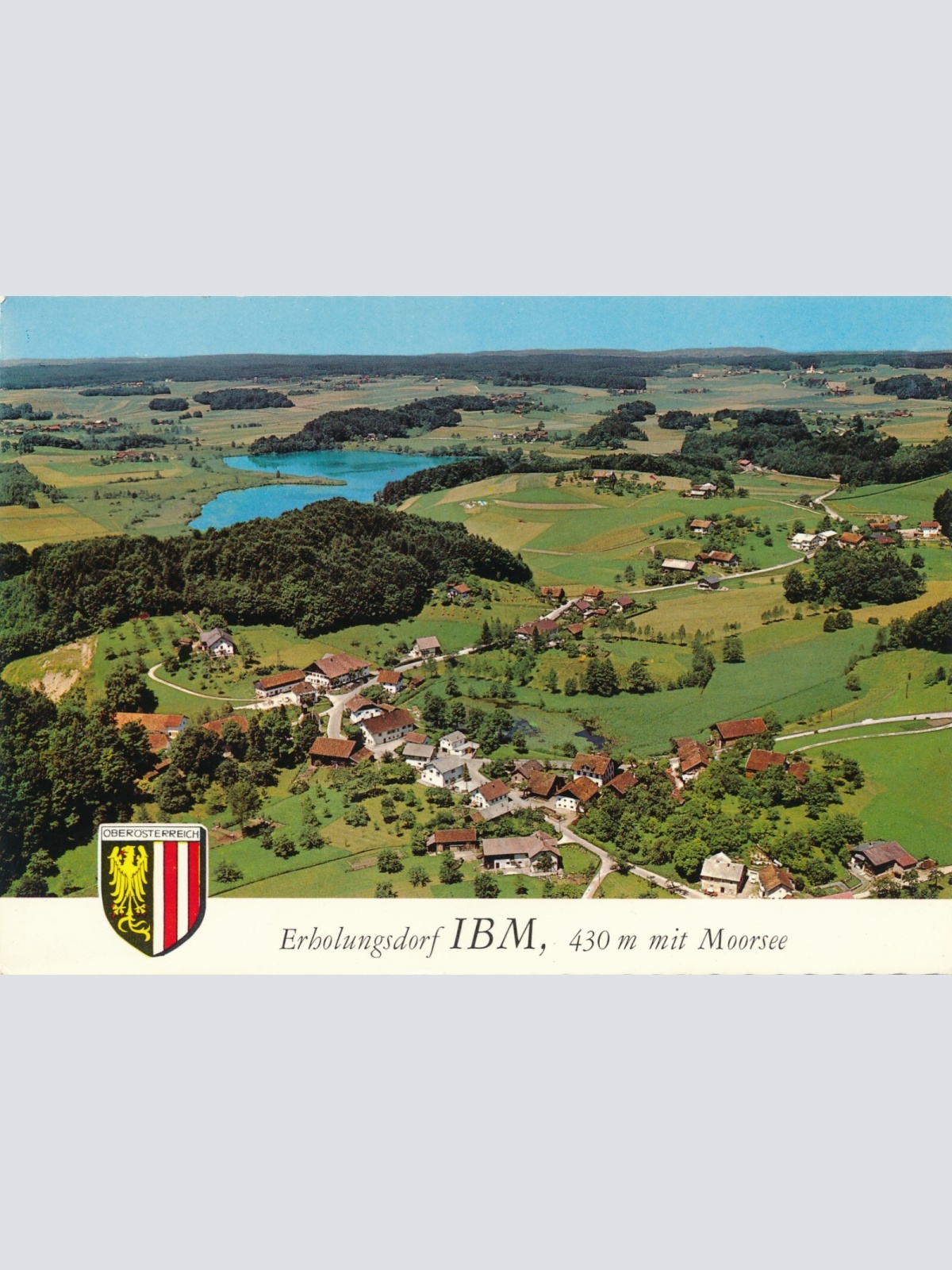 AK Alpine - Luftbild aus Ibm Oberösterreich Ansichtskarte (10726)