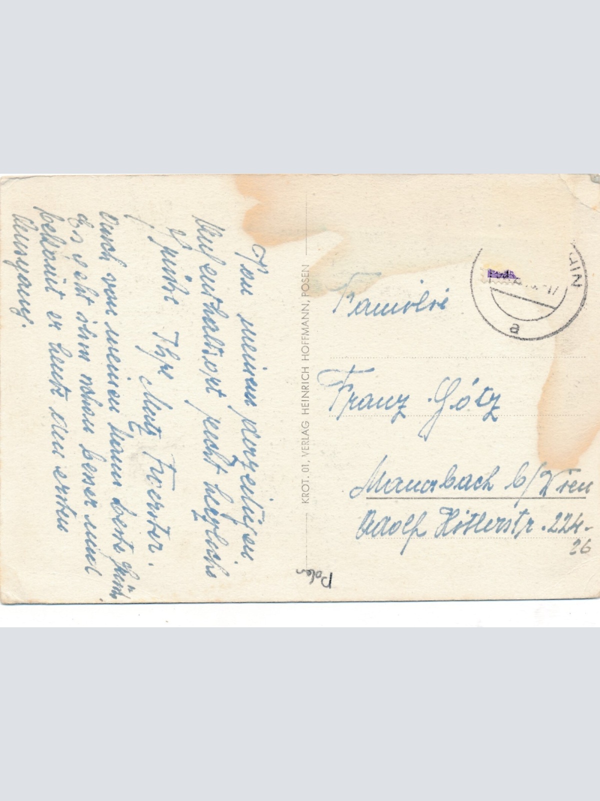 AK aus Krotoschin Polen Ansichtskarte (9176)