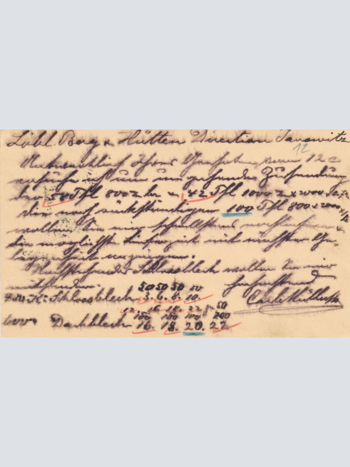 2 Kreuzer - Ganzsachen - Karte 1887 aus Mähr Schönberg (10699)