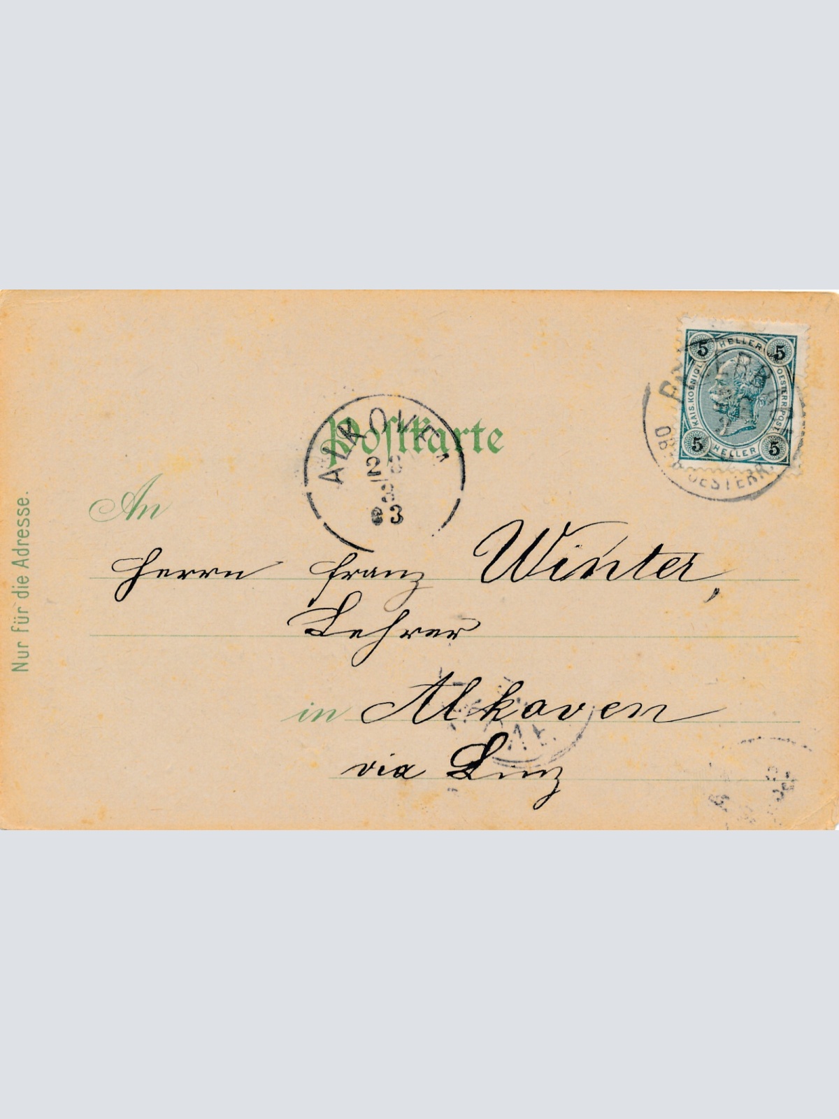 AK gruss aus Peuerbach mit Sparkasse Oberösterreich (6404)