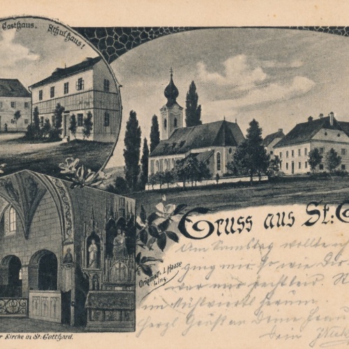 AK gruss aus St.Gotthard Oberösterreich (6403)