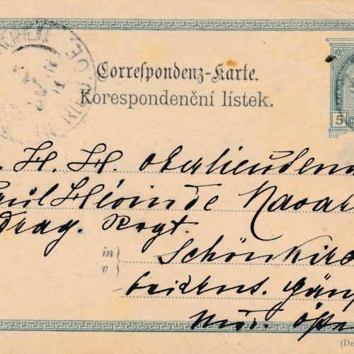 5 Heller - Ganzsachen - Karte aus Zamrck (10645)