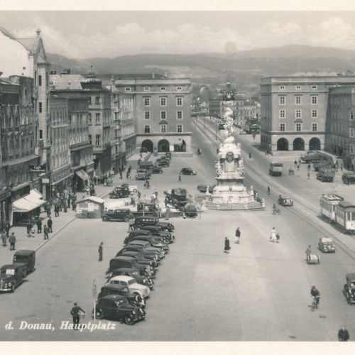 AK aus Linz an der Donau Hauptplatz Oberösterreich Ansichtskarte (10631)