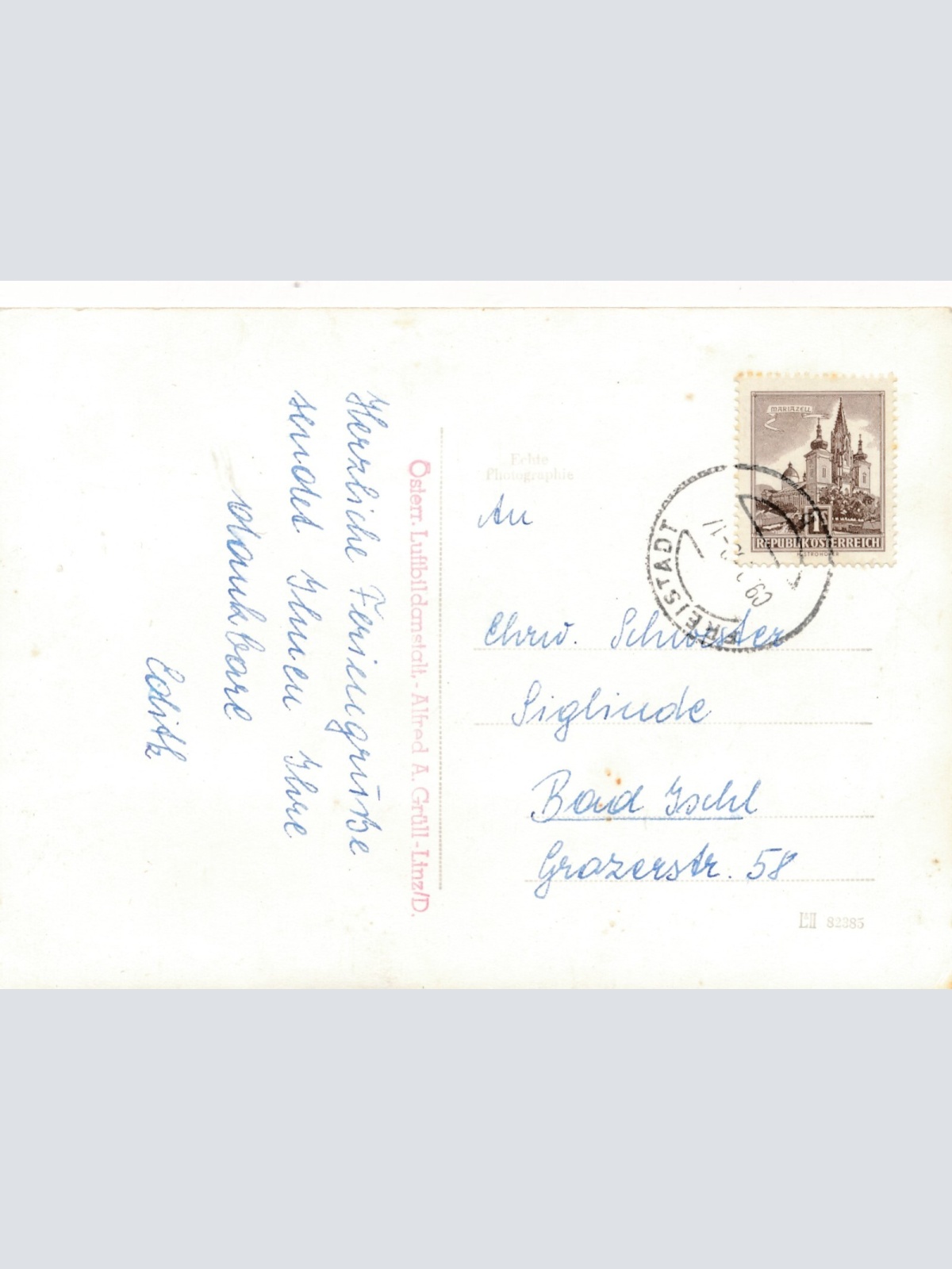 AK aus Freistadt Oberösterreich Fliegerfoto (J155)