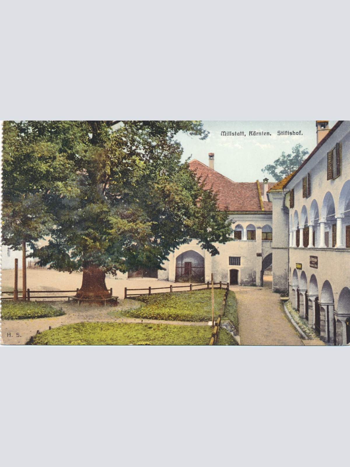 AK aus Millstatt Stiftshof Kärnten (10464)