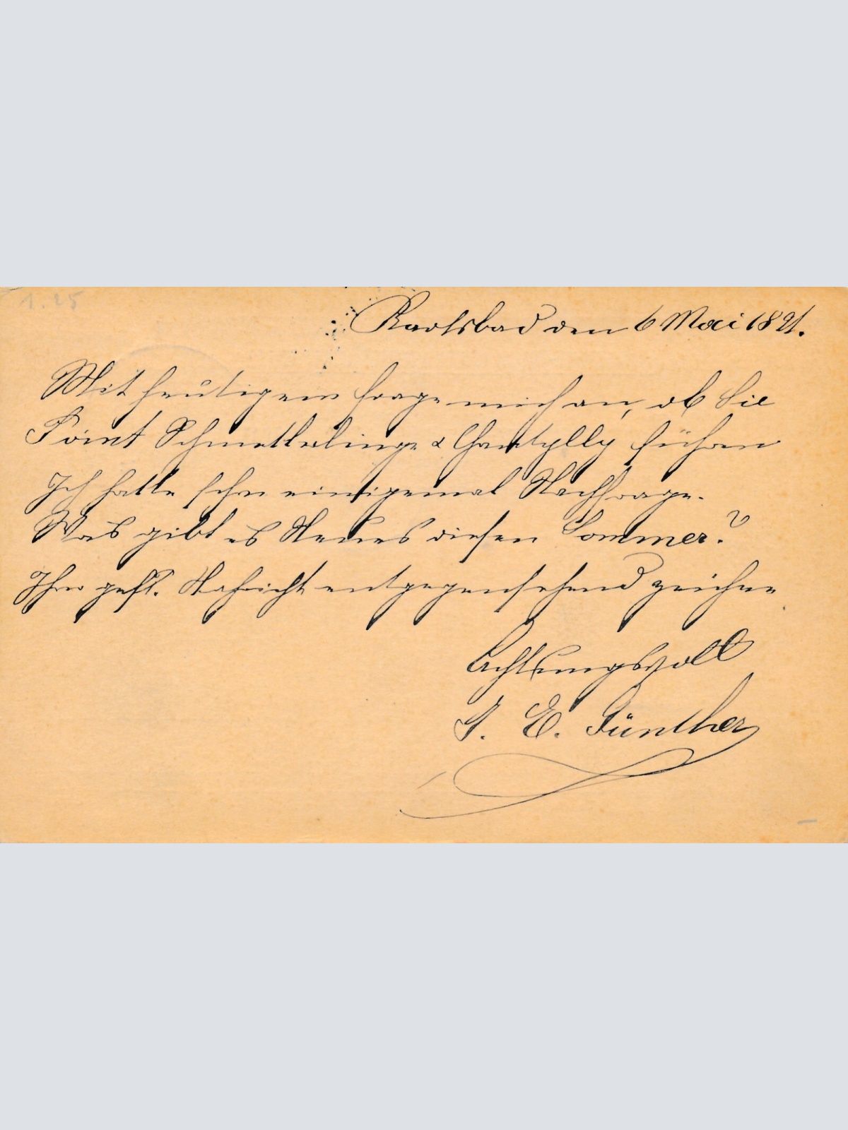 5 Kr. Ganzsachen - Karte 1891 aus Karlsbad Stadt (10511)