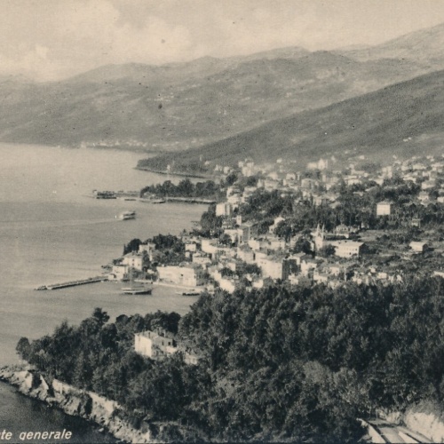 AK aus Abbazia Vedute generale Italien Ansichtskarte (10935)