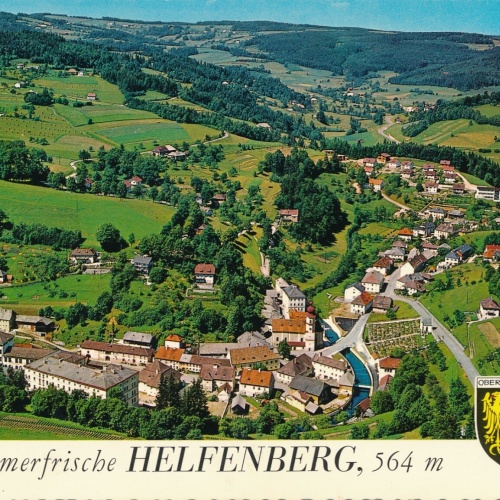 Alpine - Luftbild aus Helfenberg Oberösterreich Ansichtskarte (10921)