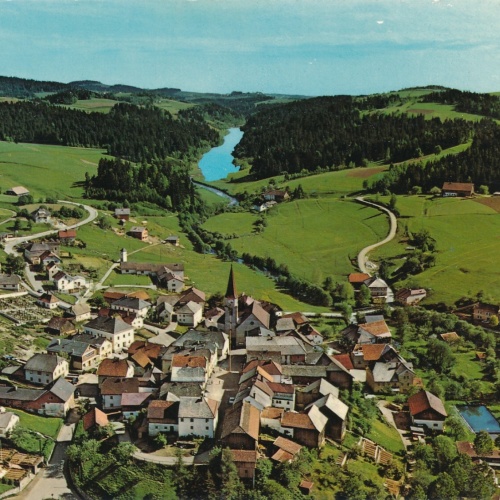 Alpine - Luftbild aus Oberkappel Oberösterreich Ansichtskarte (10927)