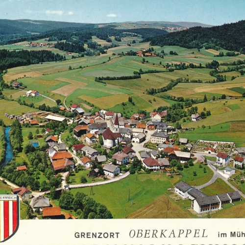 Alpine - Luftbild aus Oberkappel Oberösterreich Ansichtskarte (10928)