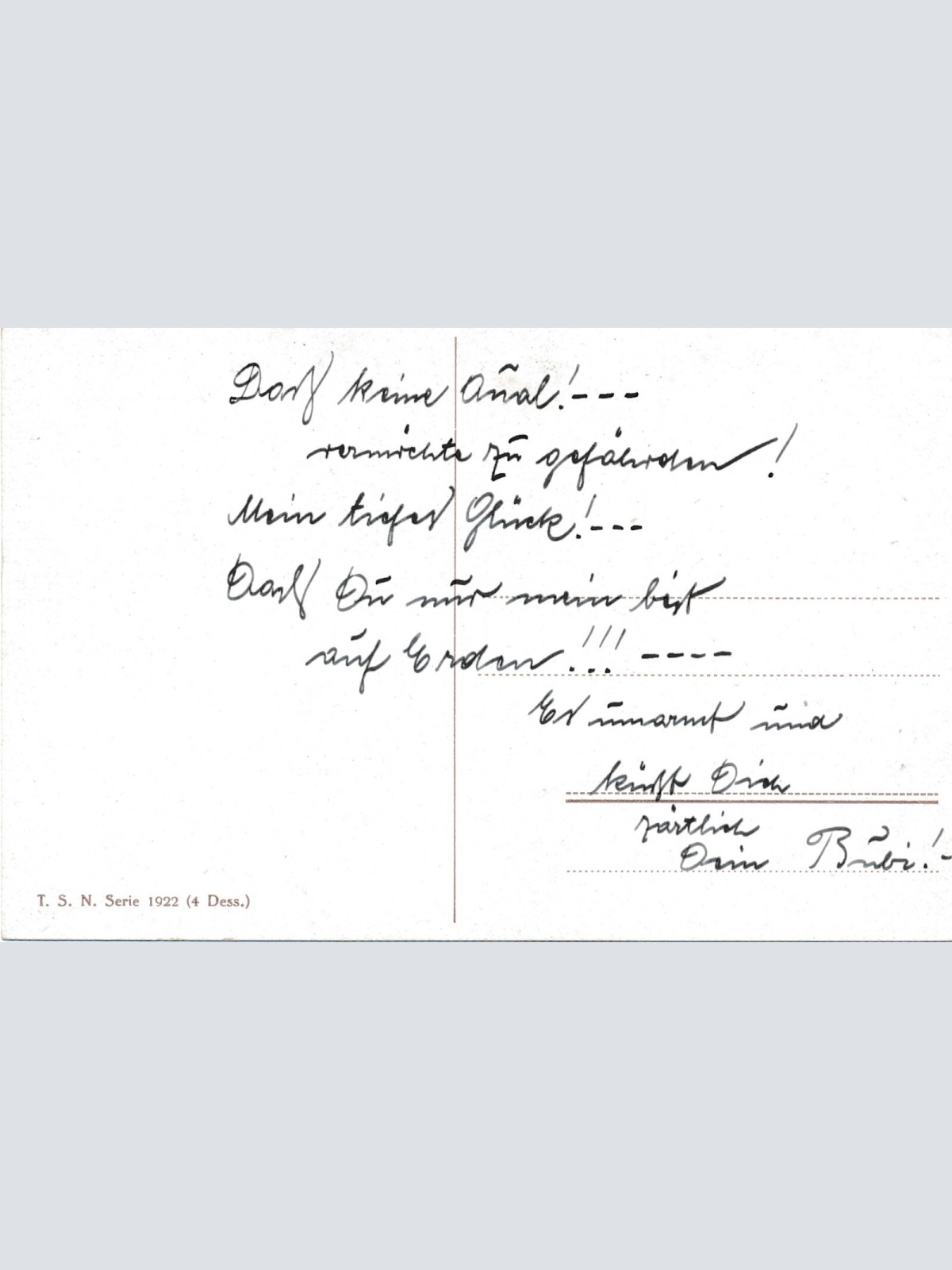 Motiv - Karte von drei Dackeln mit Hasen Ansichtskarte (10368)