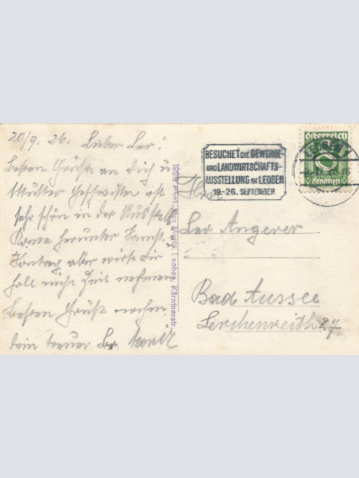 AK aus Donawitz mit Reiting Steiermark Ansichtskarte (10973)