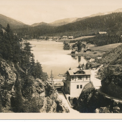 AK aus Walster Hubertus See Steiermark Ansichtskarte (10975)