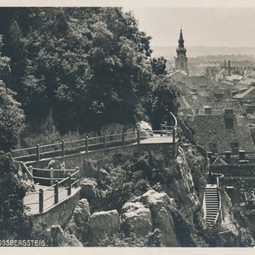 AK aus Graz Schlossbergsteg Steiermark Ansichtskarte (10976)