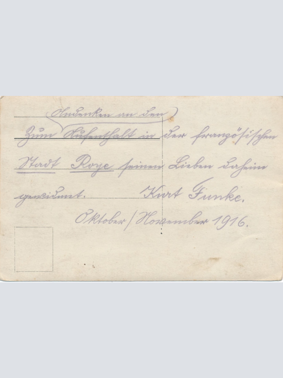 AK aus Wizernes Frankreich Ansichtskarte (10882)