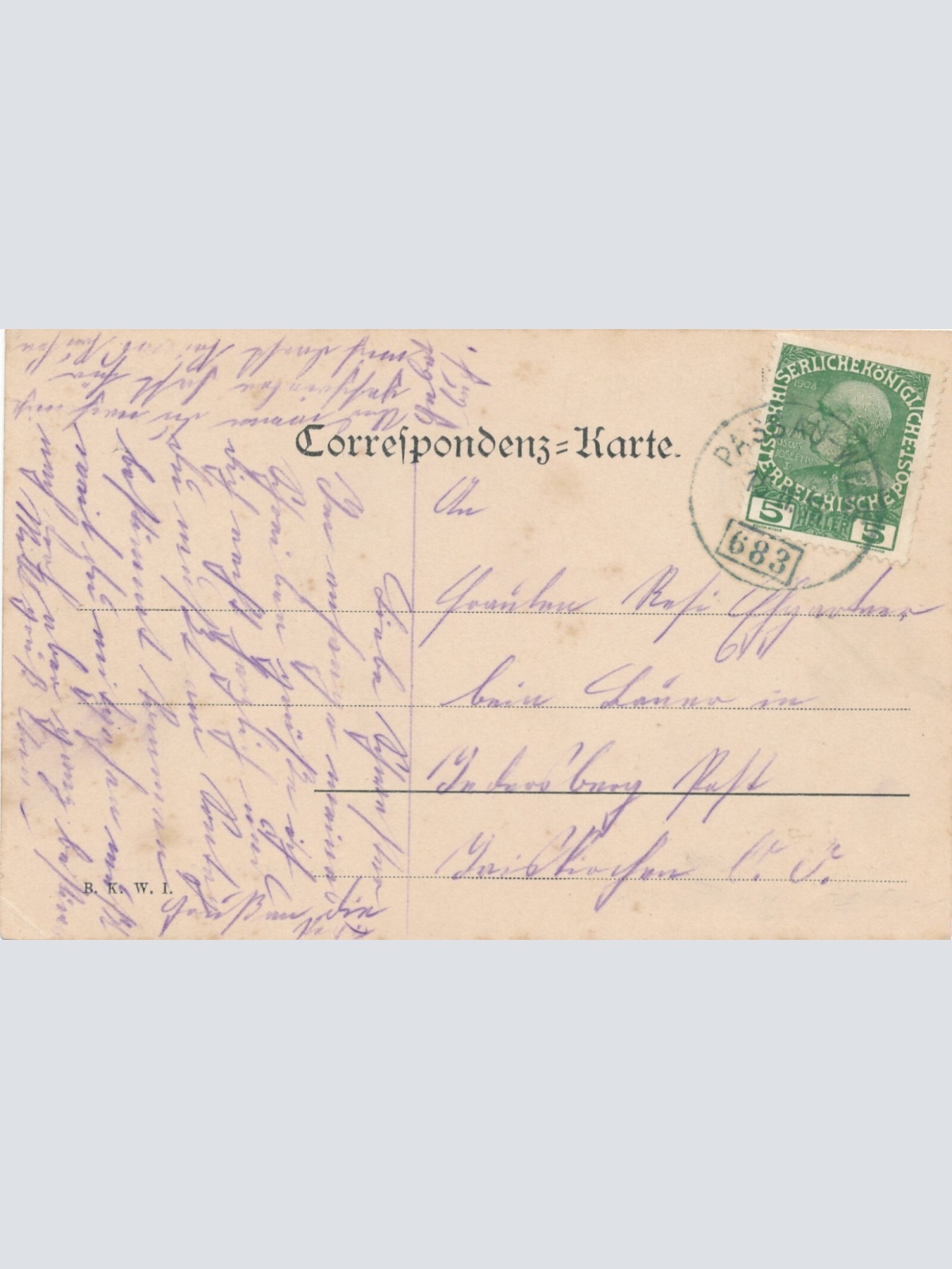 AK aus Wien Frohnleichnams Prozession Ansichtskarte (10890)