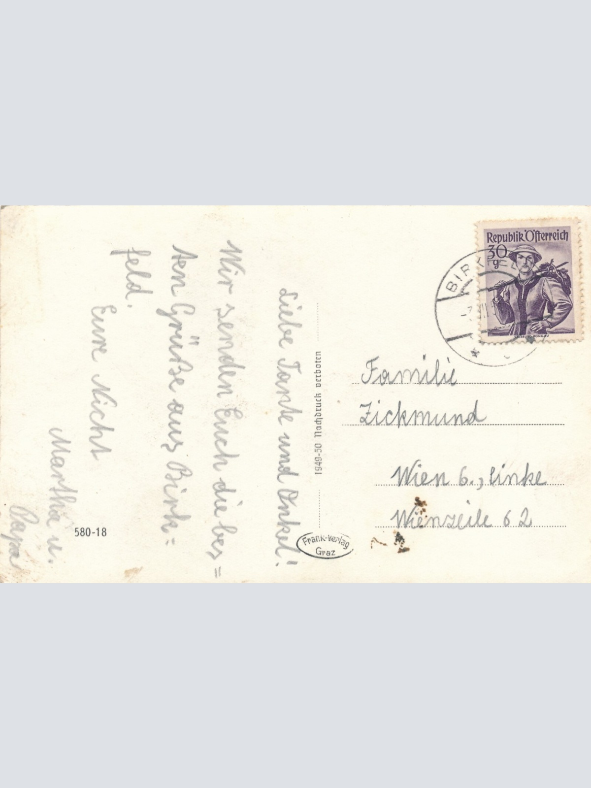 AK aus Birkfeld Steiermark Ansichtskarte (10907)