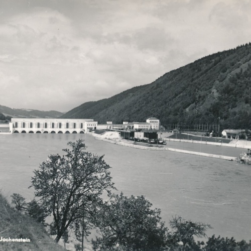 AK aus Jochenstein mit Donaukraftwerk Oberösterreich Ansichtskarte (11082)
