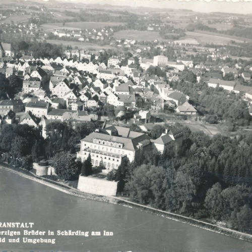 AK aus Schärding Kneippkuranstalt Oberösterreich Ansichtskarte (11046)