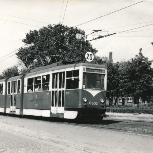 Motiv - Foto - Karte Eisenbahn - Straßenbahn (11099)