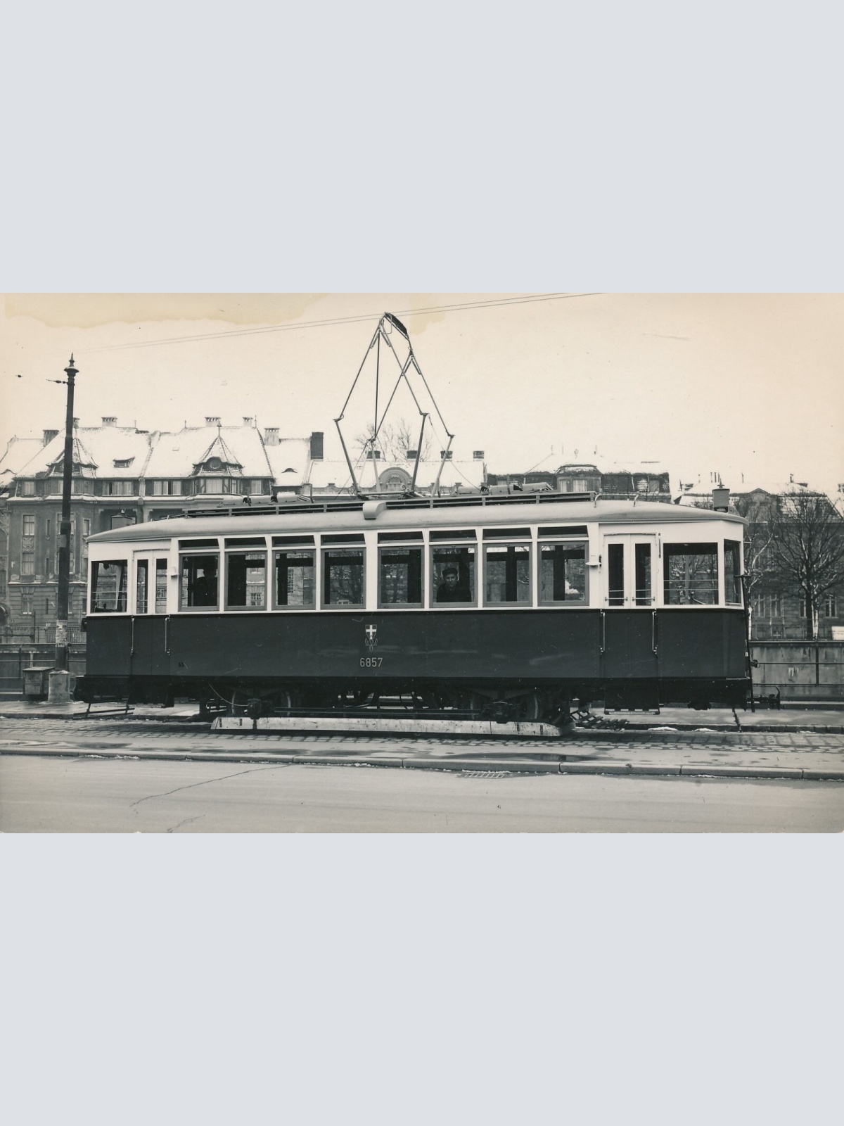 Motiv - Foto - Karte Eisenbahn - Straßenbahn (11101)