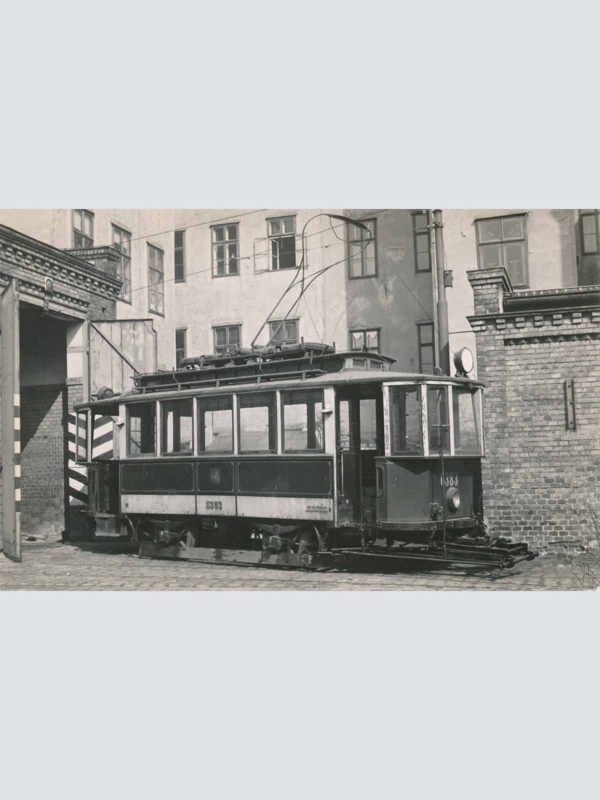 Motiv - Foto - Karte Eisenbahn - Straßenbahn (11104)
