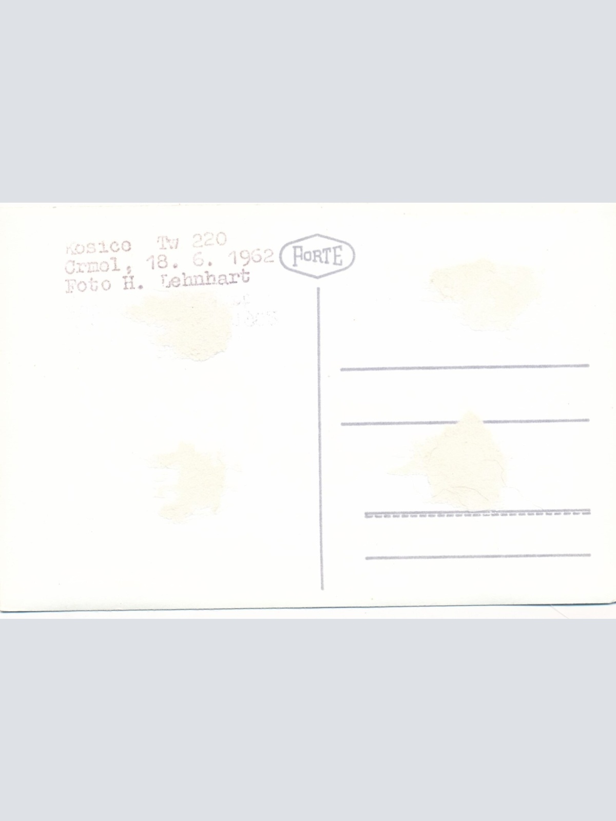 Motiv - Foto - Karte Eisenbahn - Straßenbahn (11105)