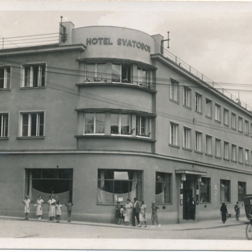 AK aus Letovisko Susice na Sumave mit  Hotel Savatobor Tschechoslowakei (9763)