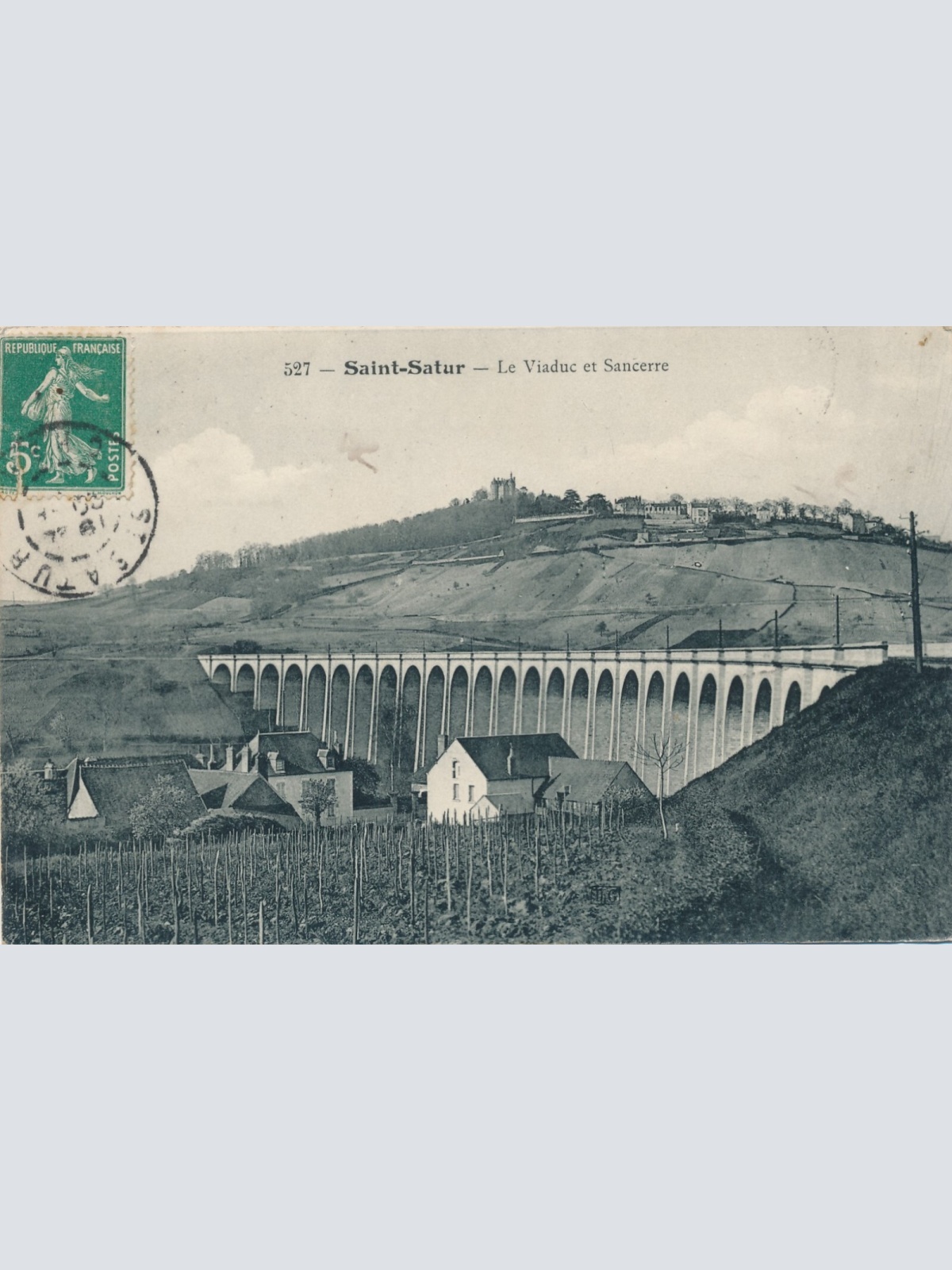 AK aus Saint Satur Le Viaduc Frankreich Ansichtskarte (11027)