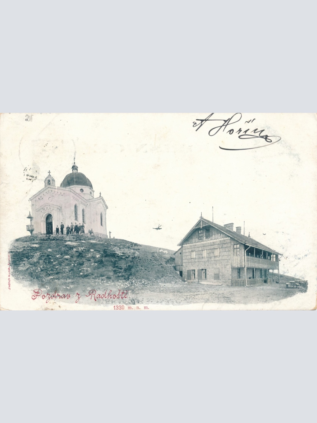 AK Pozdrav Radhaste Tschechoslowakei Ansichtskarte (9677)