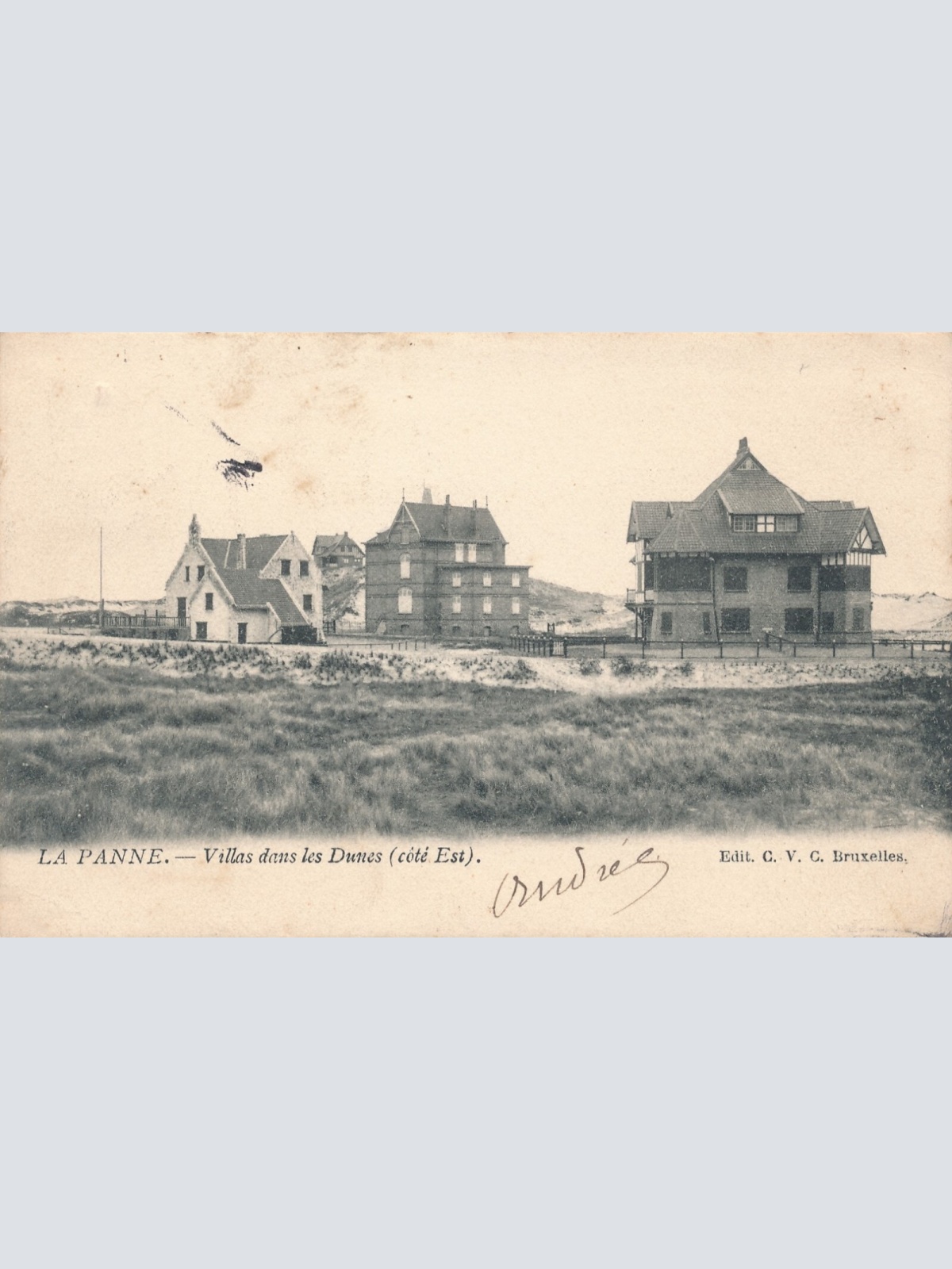 AK aus La Panne Villas dans les Dunes Frankreich Ansichtskarte (11034)