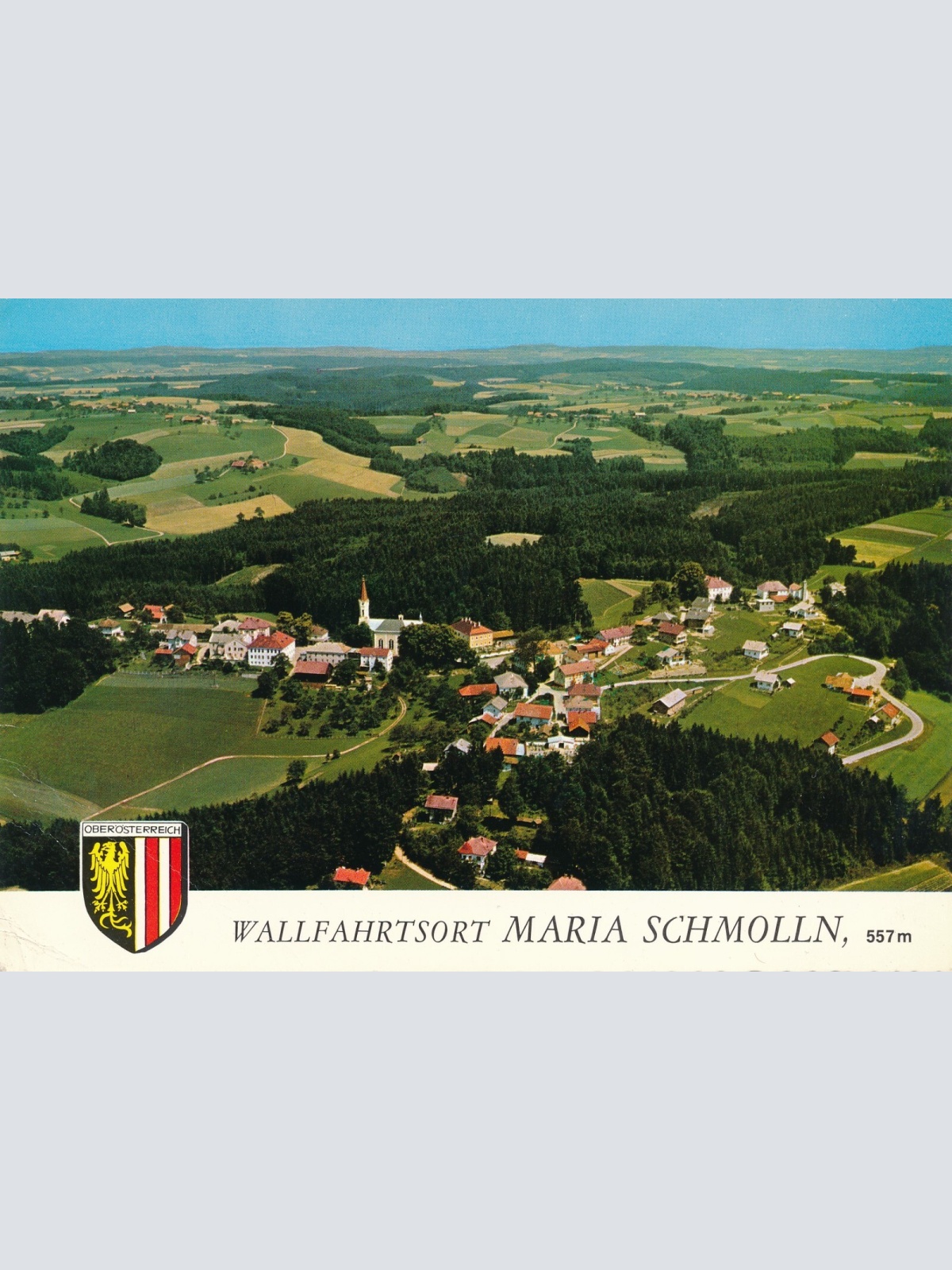 AK Alpine - Luftbild aus Maria Schmolln Oberösterreich (10800)