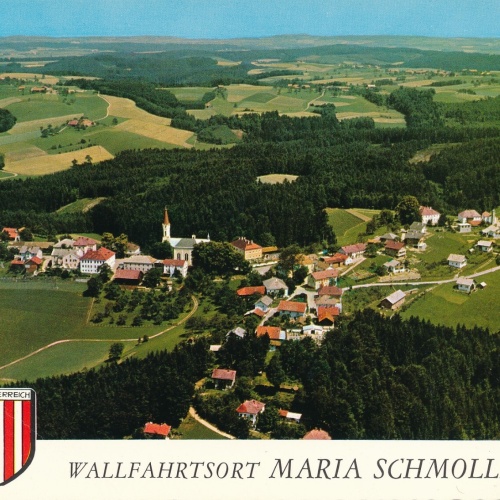 AK Alpine - Luftbild aus Maria Schmolln Oberösterreich (10800)