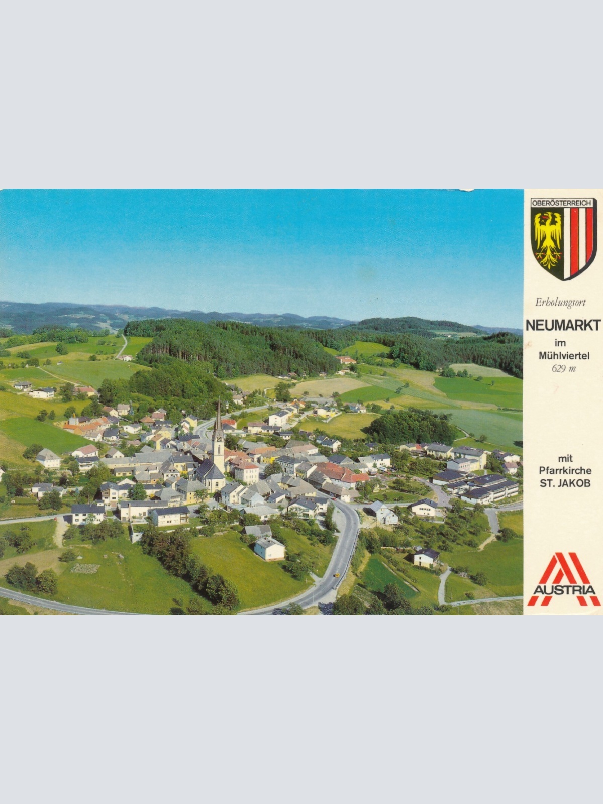 AK Alpine - Luftbild aus Neumarkt Oberösterreich (10795)