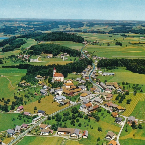 AK Alpine - Luftbild aus Moosdorf Oberösterreich (10785)