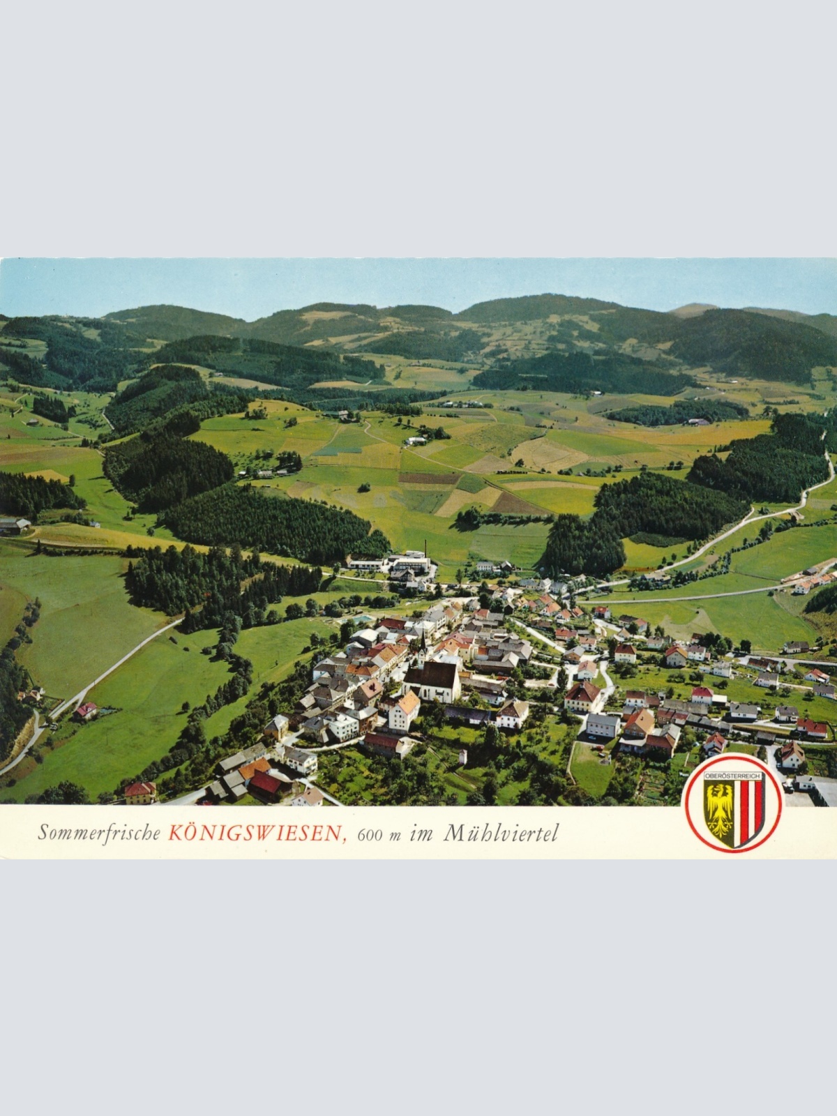 AK Alpine - Luftbild aus Königswiesen Oberösterreich (10791)