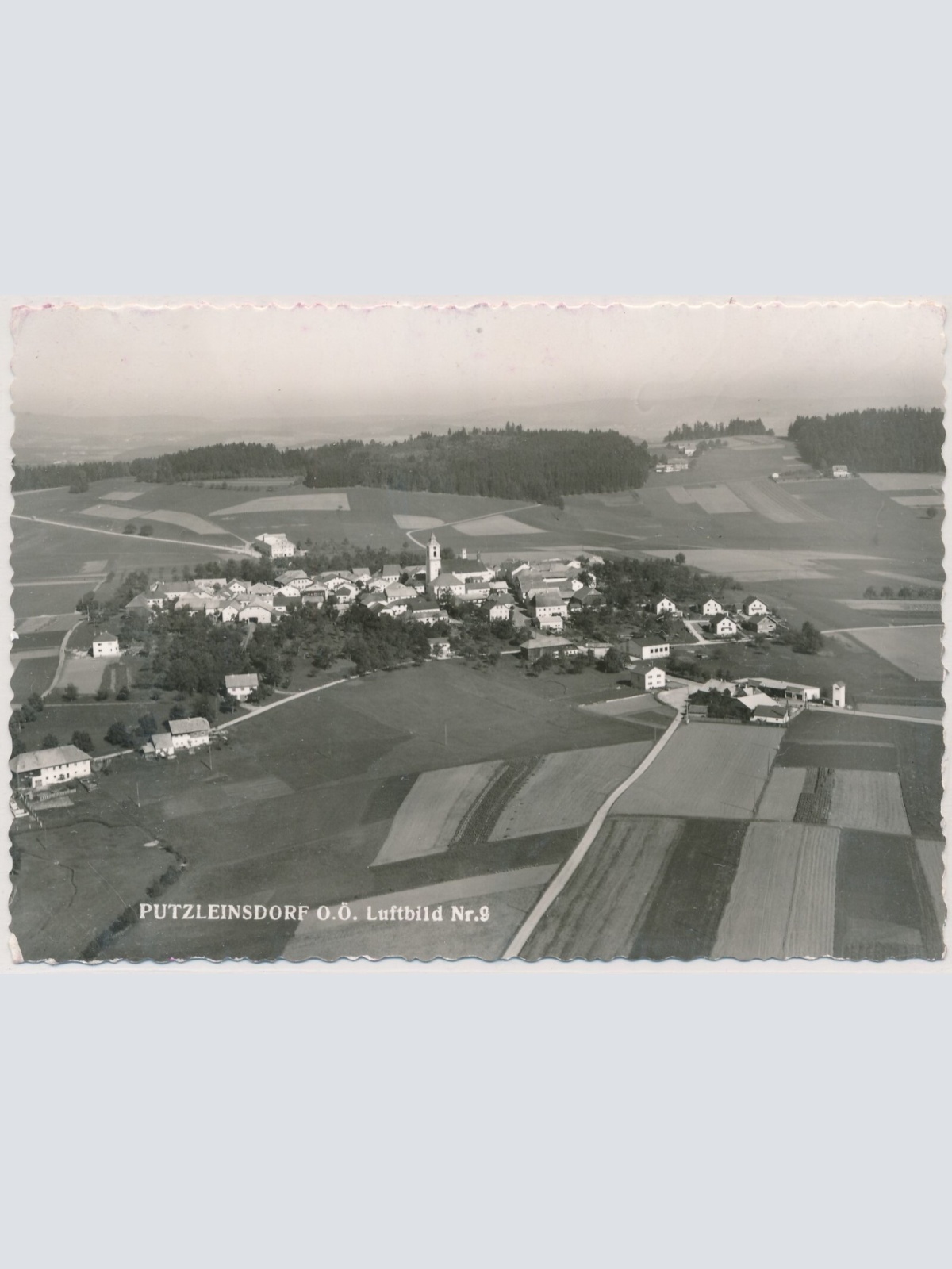 AK, Putzleinsdorf, Luftbild Nr. 9, Oberösterreich (S2497)