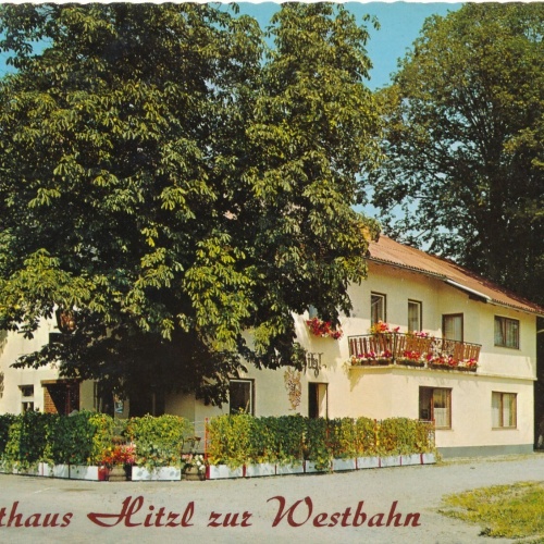 AK aus Oberhofen mit Gasthof Westbahn Oberösterreich Ansichtskarte (11252)