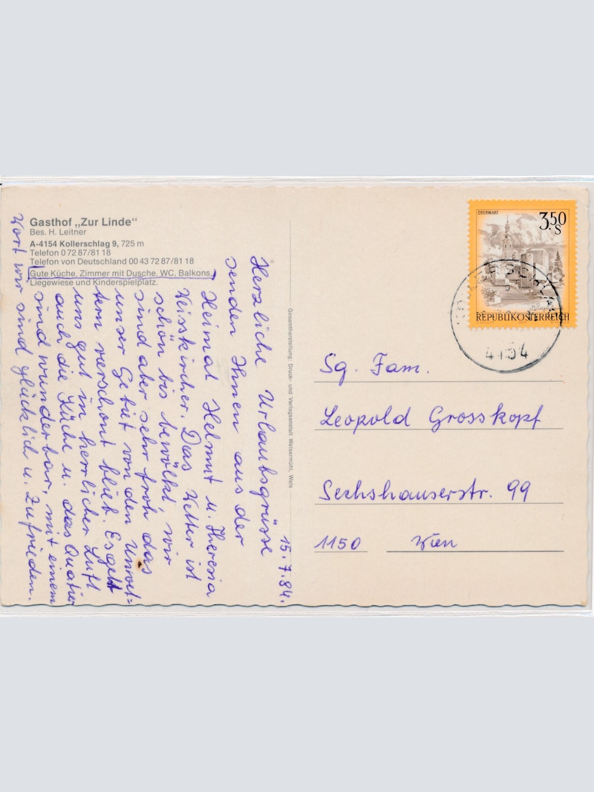 AK, Kollerschlag, Oberösterreich (S2524)