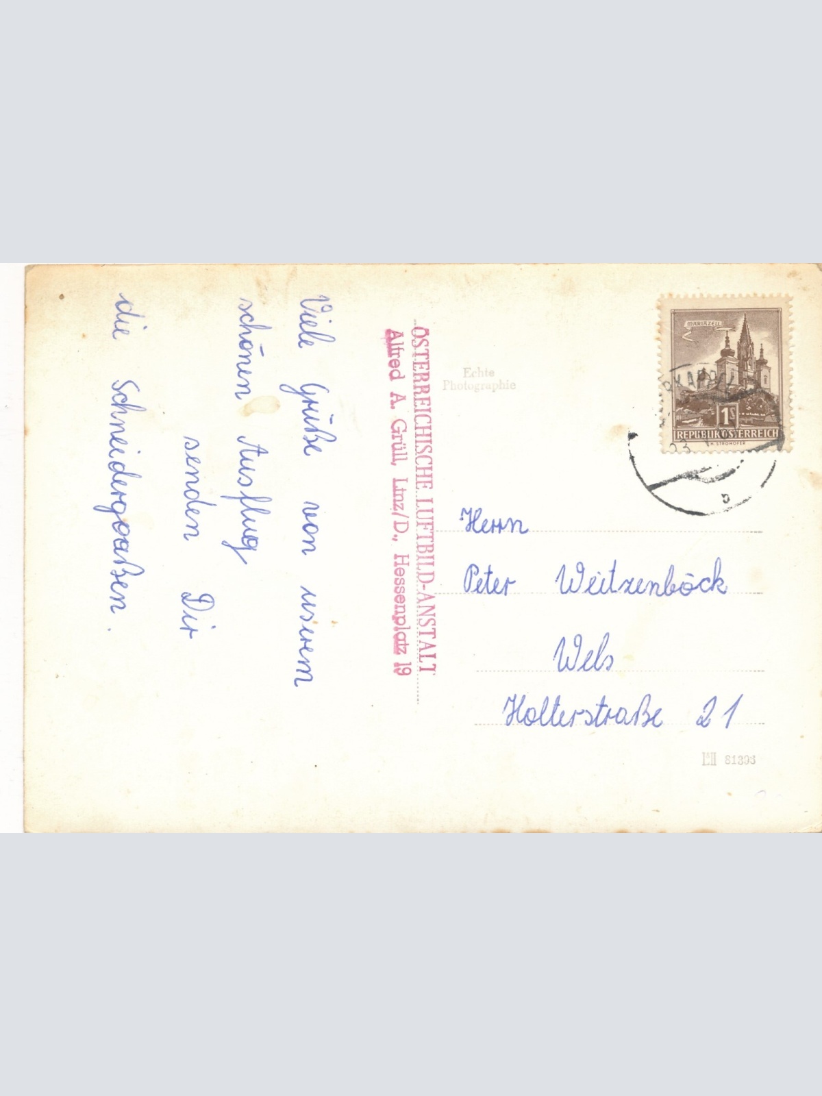 AK, Oberkappel, Fliegeraufnahme, Oberösterreich (S2519)