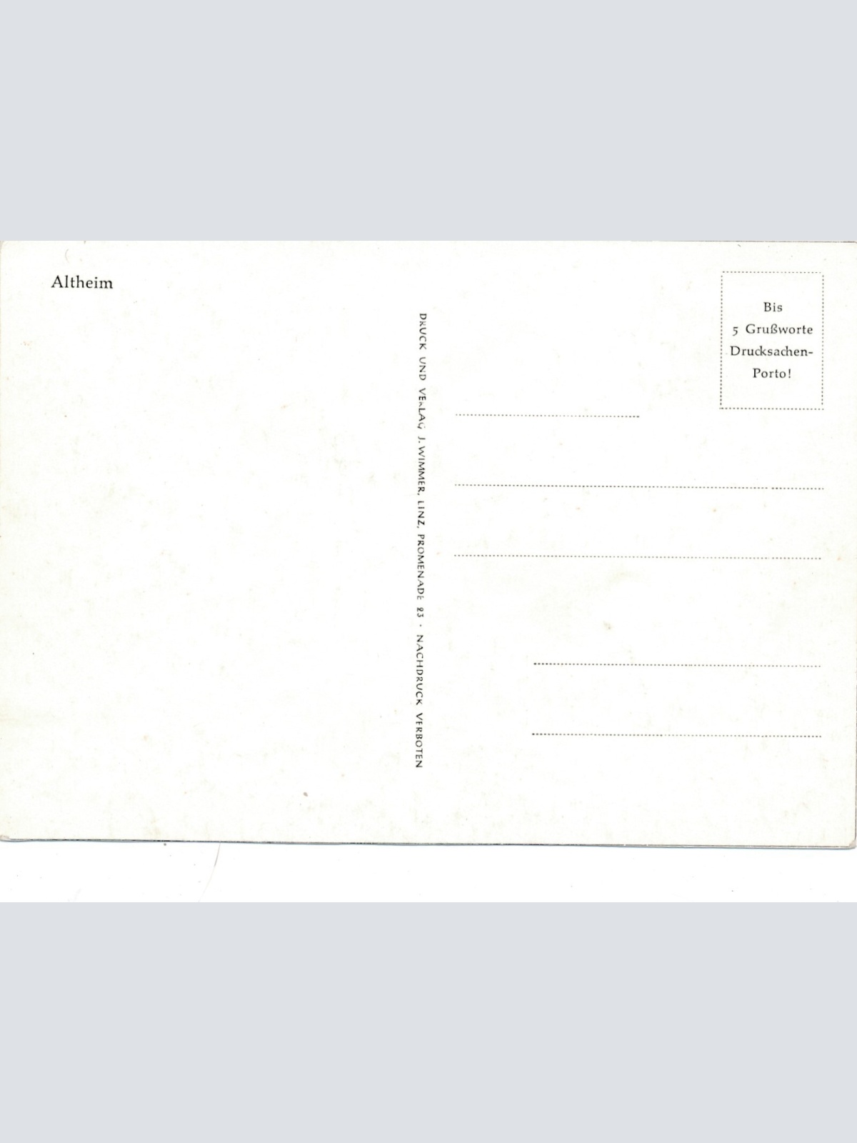 AK aus Altheim Oberösterreich Ansichtskarte (11294)