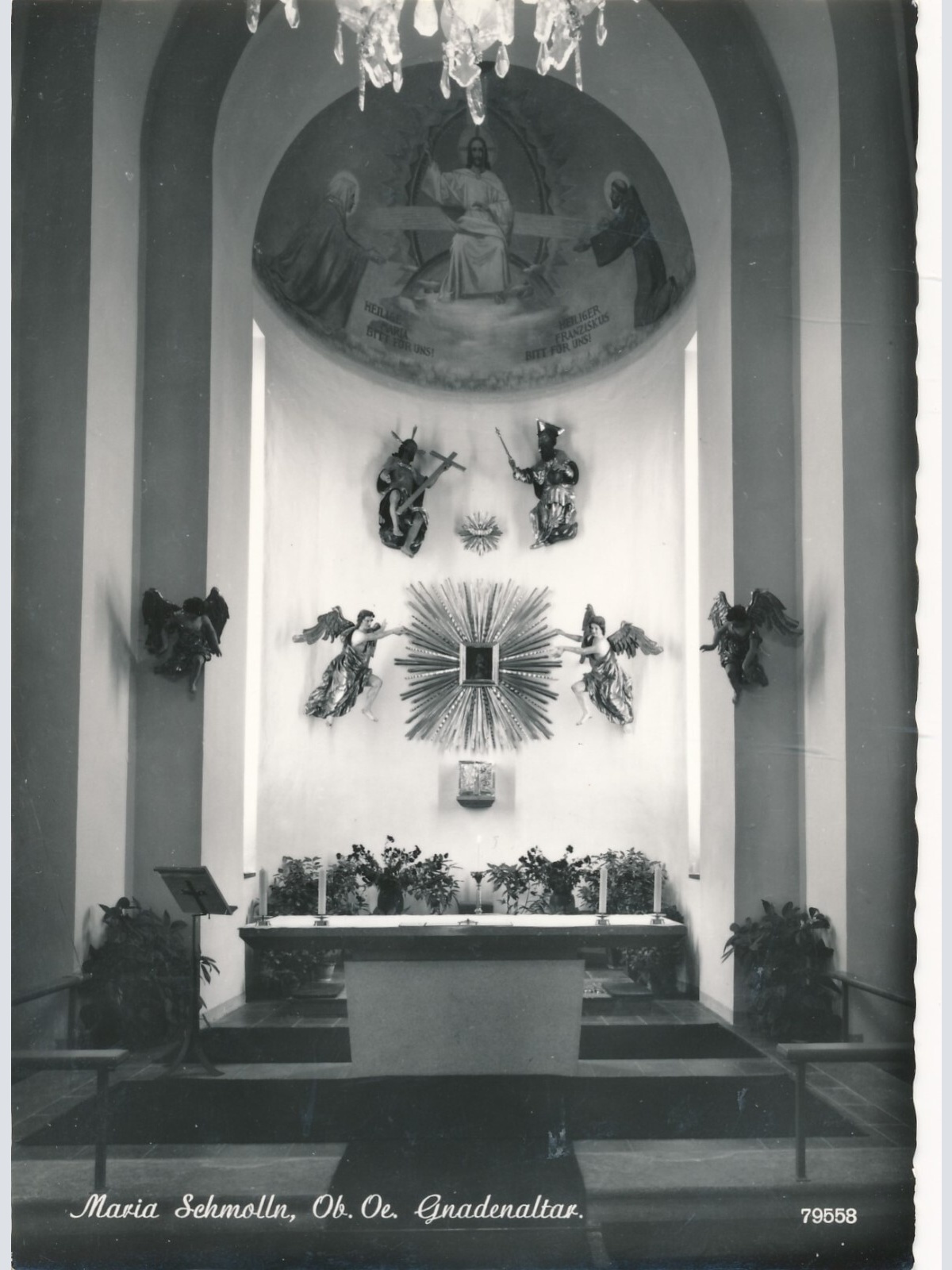 AK aus Maria Schmolln Kircheninneres Oberösterreich Ansichtskarte (11275)