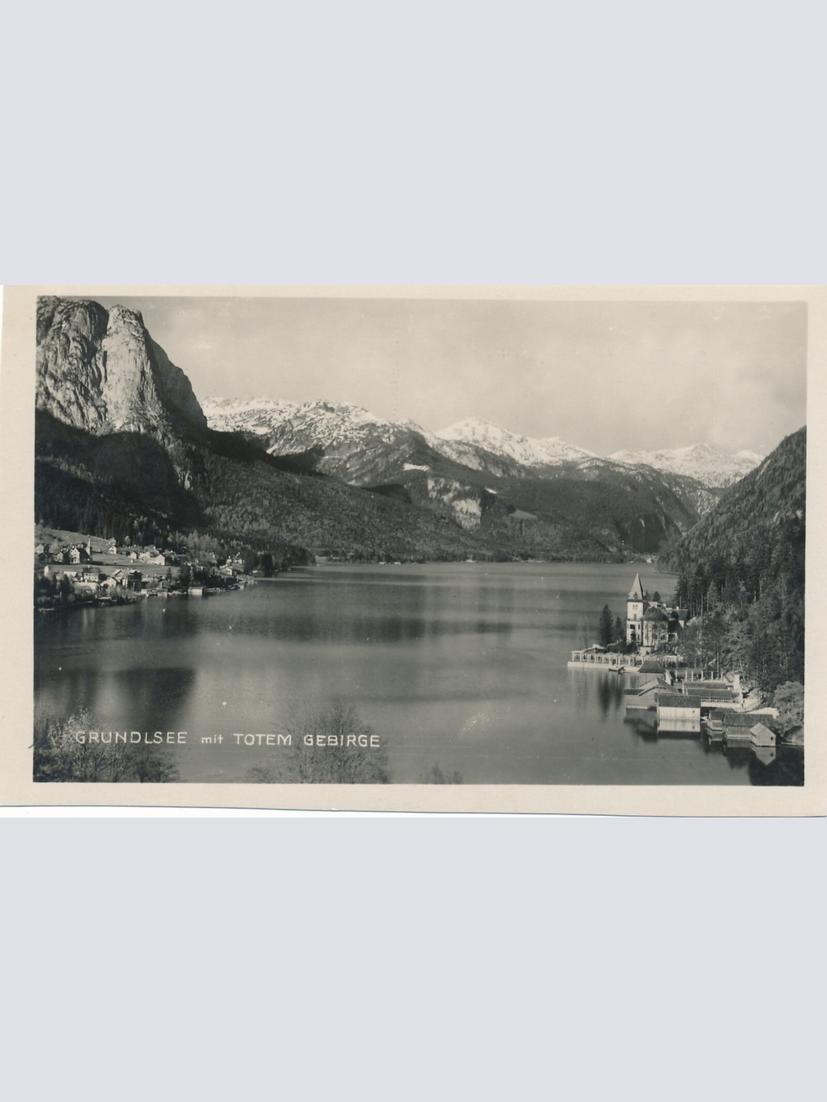 AK vom Grundlsee Steiermark Ansichtskarte (10814)