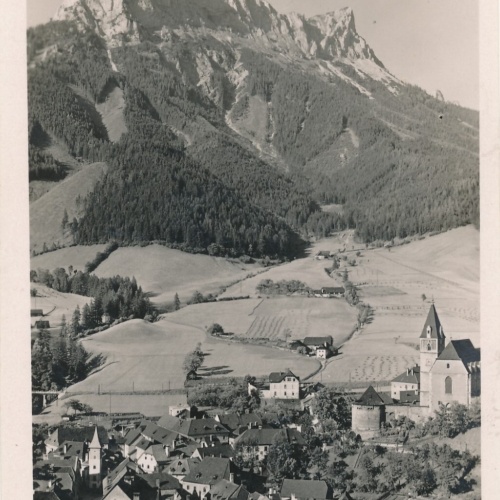 AK aus Eisenerz mit Pfaffenstein Steiermark Ansichtskarte (10818)