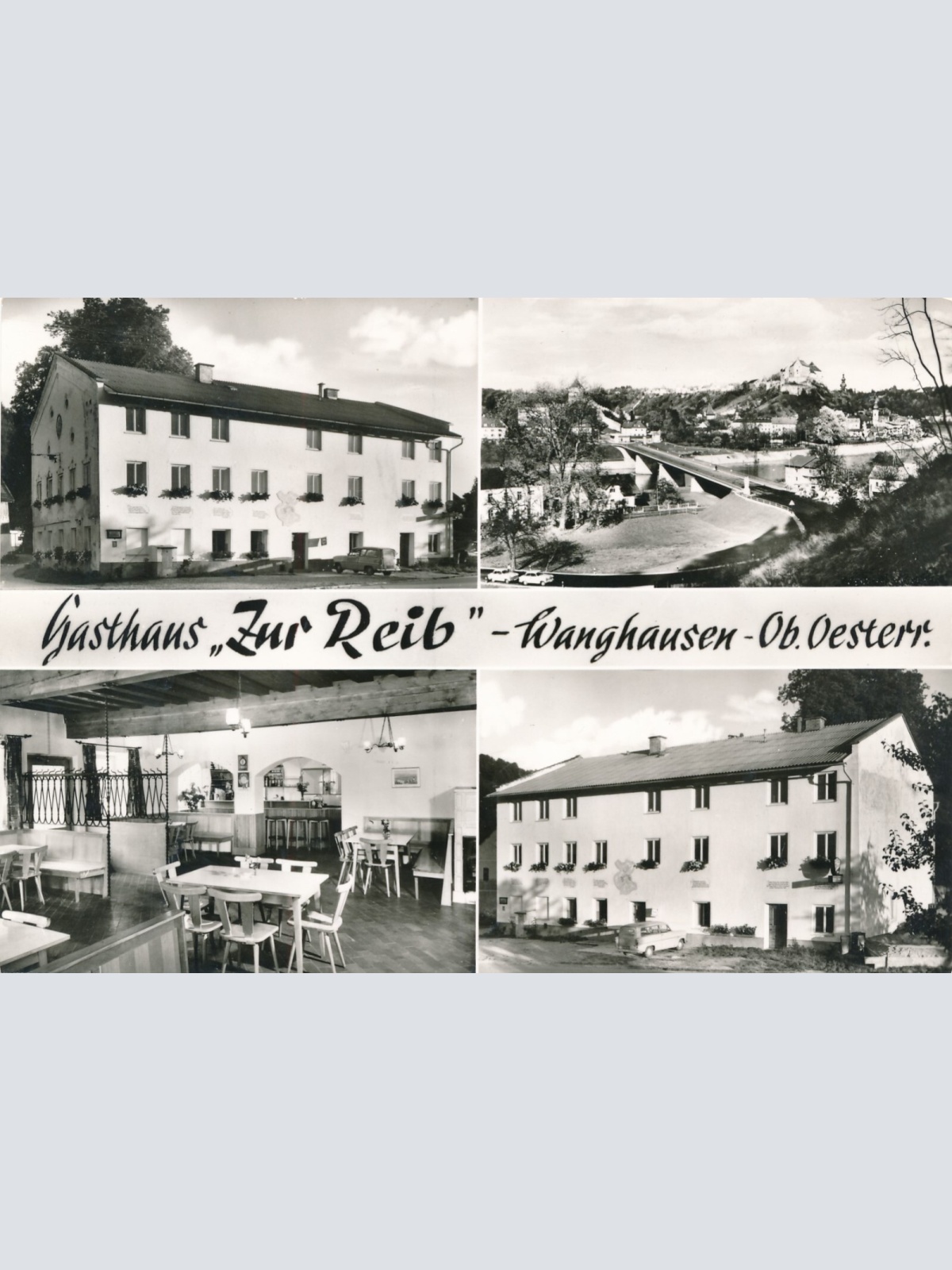 AK, Gasthaus zur Reib, Wanghausen, Oberösterreich (S2412)