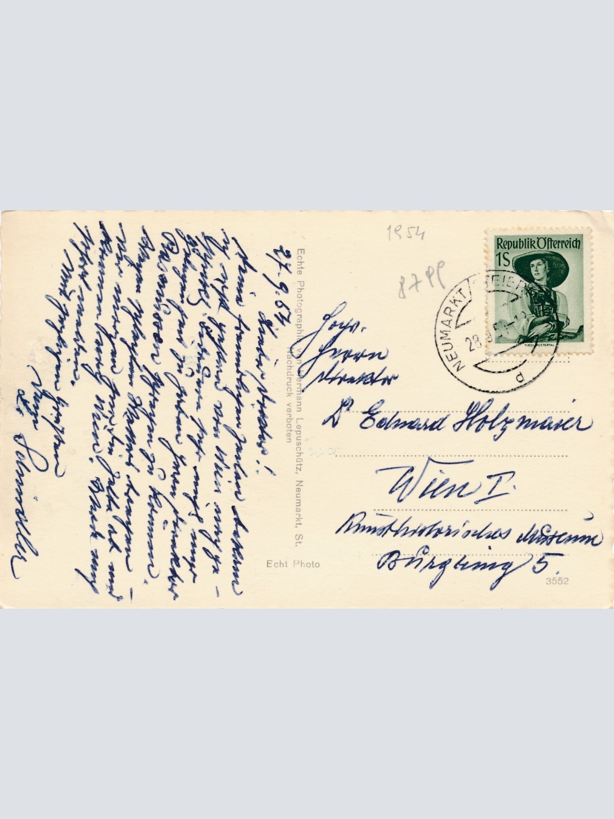 AK aus Neumarkt Steiermark Ansichtskarte (10839)