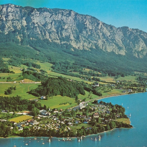 Alipne - Luftbild aus Steinbach Oberösterreich Ansichtskarte (11224)