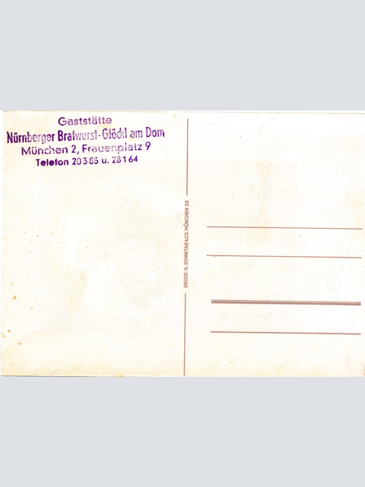 Motiv - Karte - Reklame Bräu Rosl Wiesen Märzen Pschorr Bräu (10211)