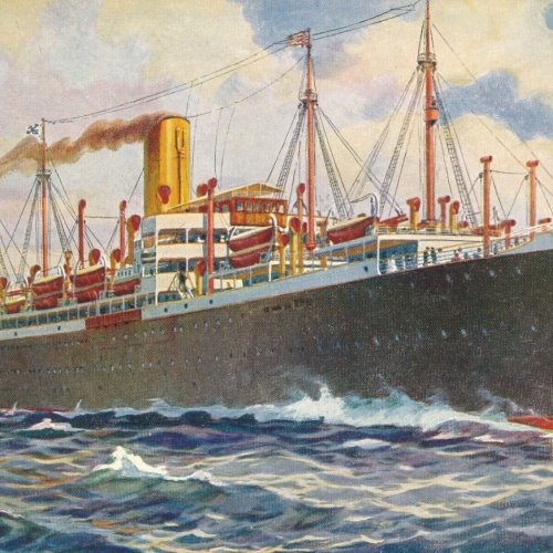 Motiv - Karte Dampfer LLOYD Bremen Doppelschrauben Dampfer Köln (11361)