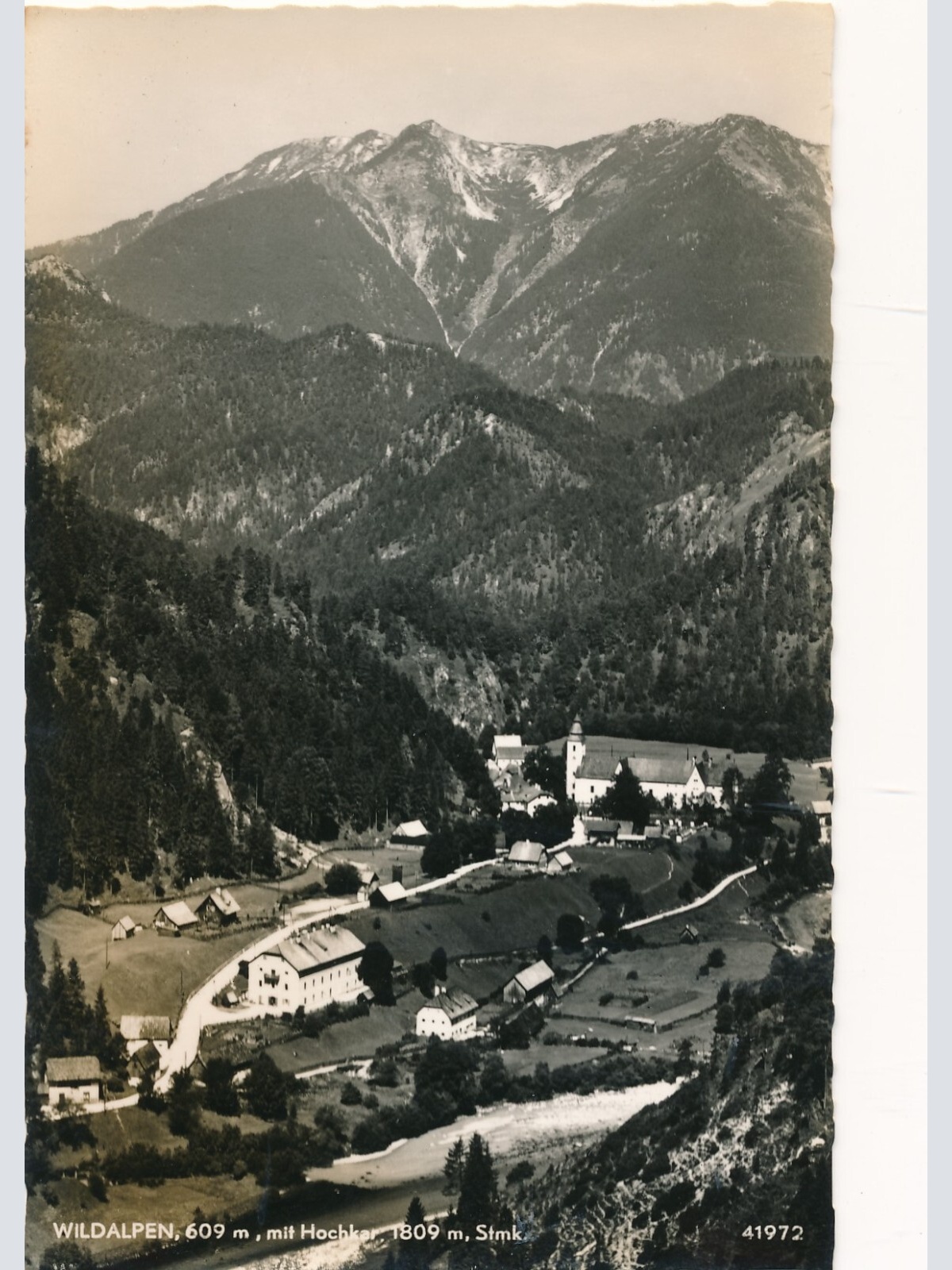 AK aus Wildalpen Steiermark Ansichtskarte (11405)